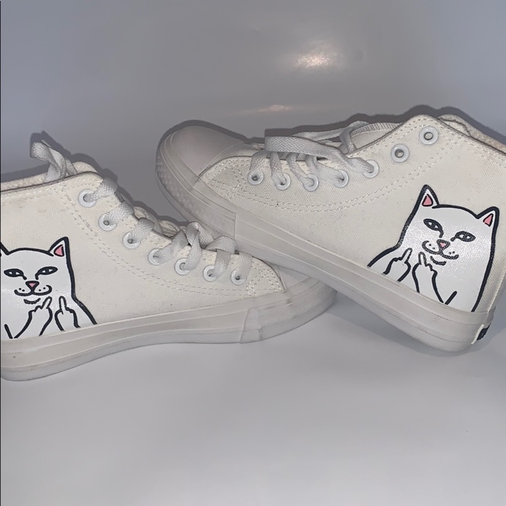 LORD NERMAL HIGH-TOP SHOES (WHITE)